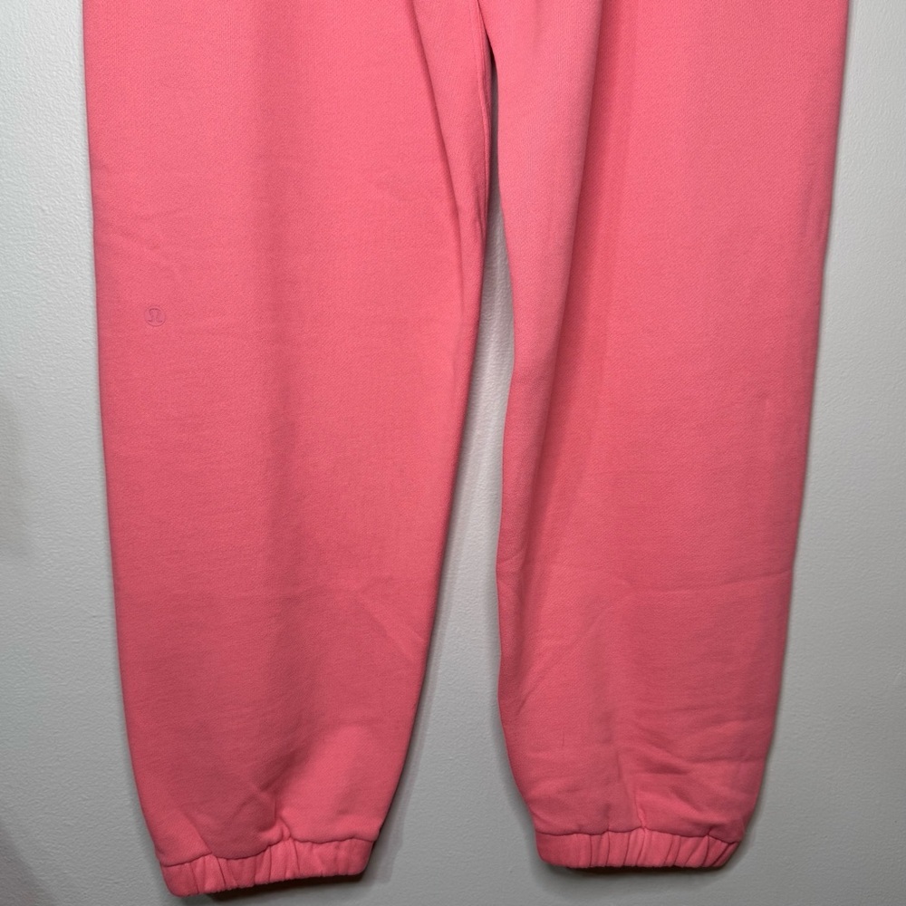 Lululemon Scuba Oversized Fit Fleece Jogger Pants Sakura Pink Large NWT - Picture 9 of 10